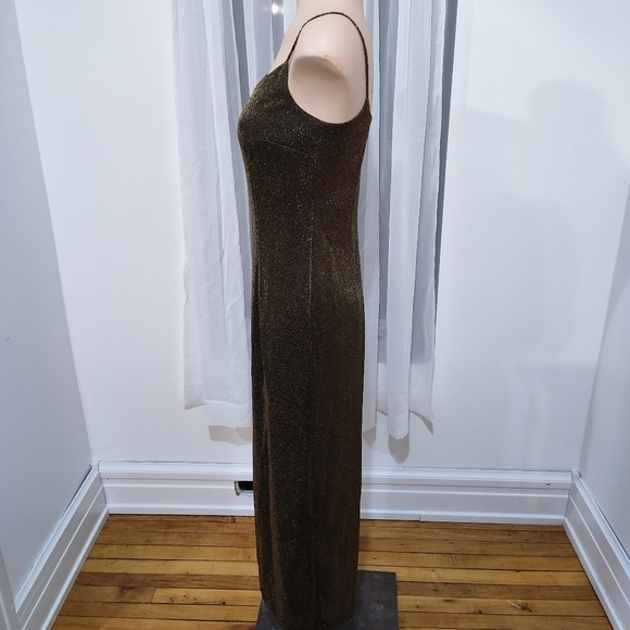 Reitman Petites Size 2 Gold Dress - Picture 3 of 7